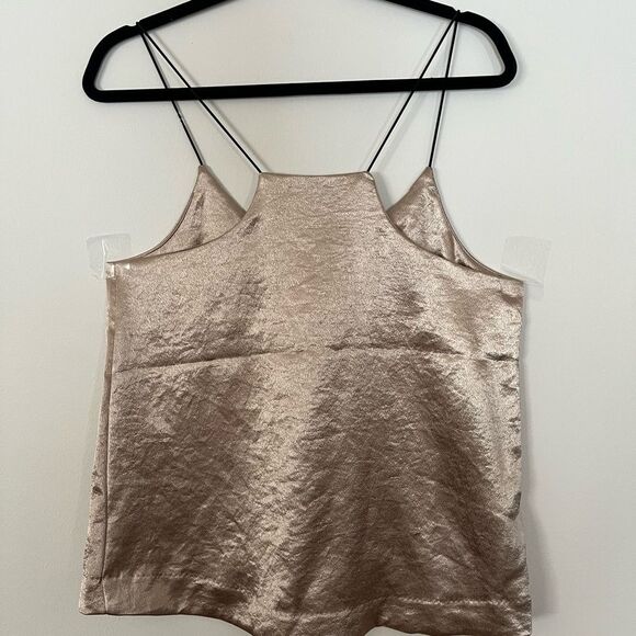 Lumiere gold toned thin straps blouse, great condition, size Medium - Picture 7 of 7